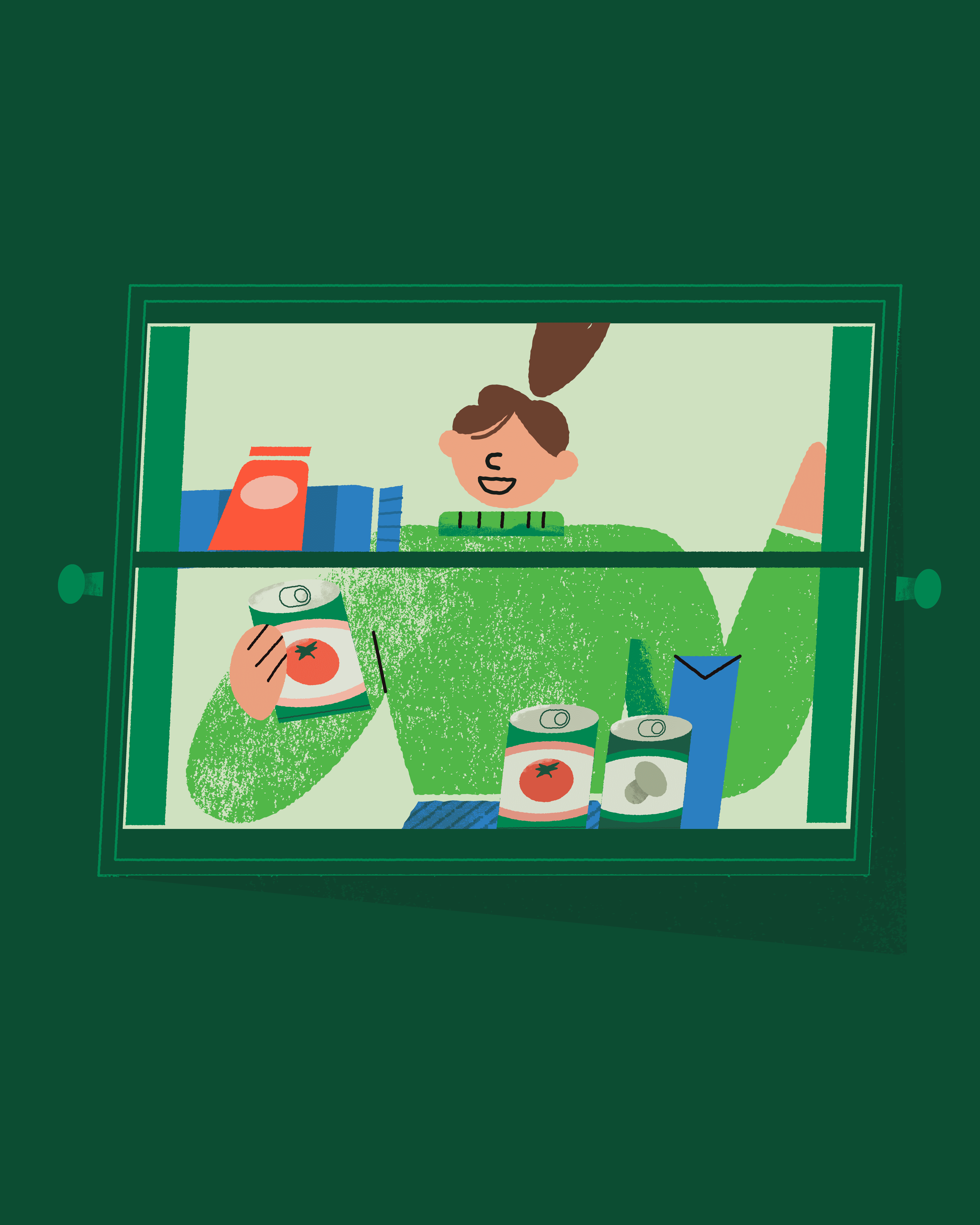 Animation production company illustration - Trussell Trust